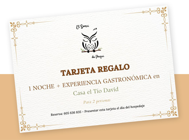 Casa el tio David - Tarjeta02